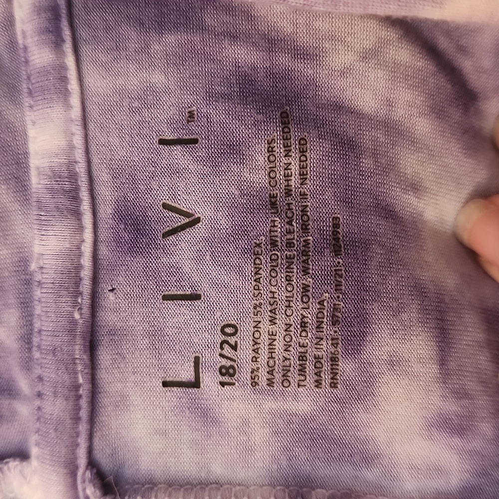 Tie Dye hoodie dress LIVI active - Picture 3 of 5